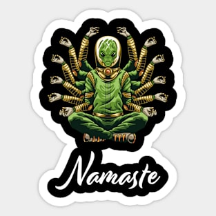 Yoga Joga Namaste Cat Dog Mandala Llama Gift Idea Sticker